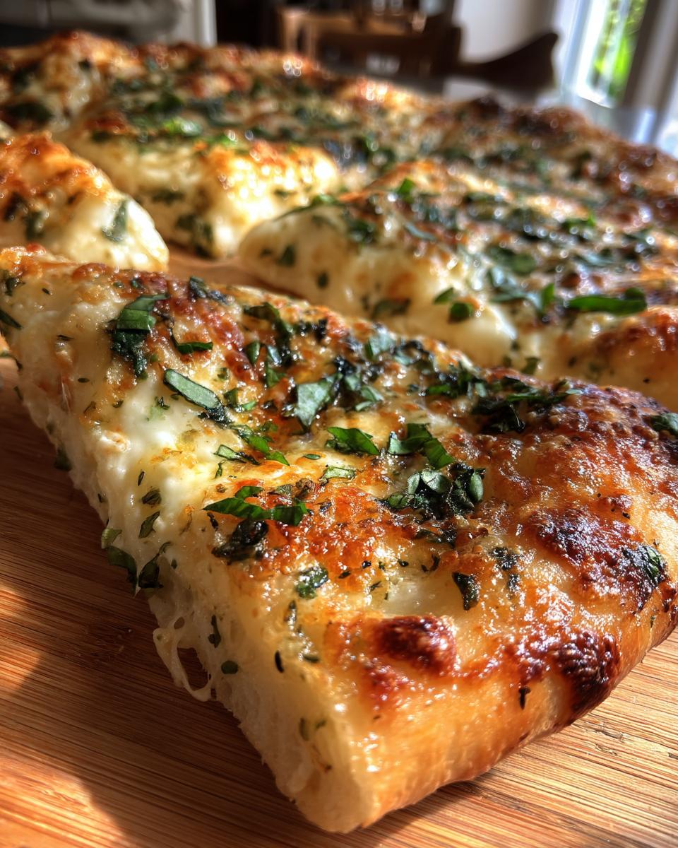 3 Cheese Lemon Basil Pizza - detail 1