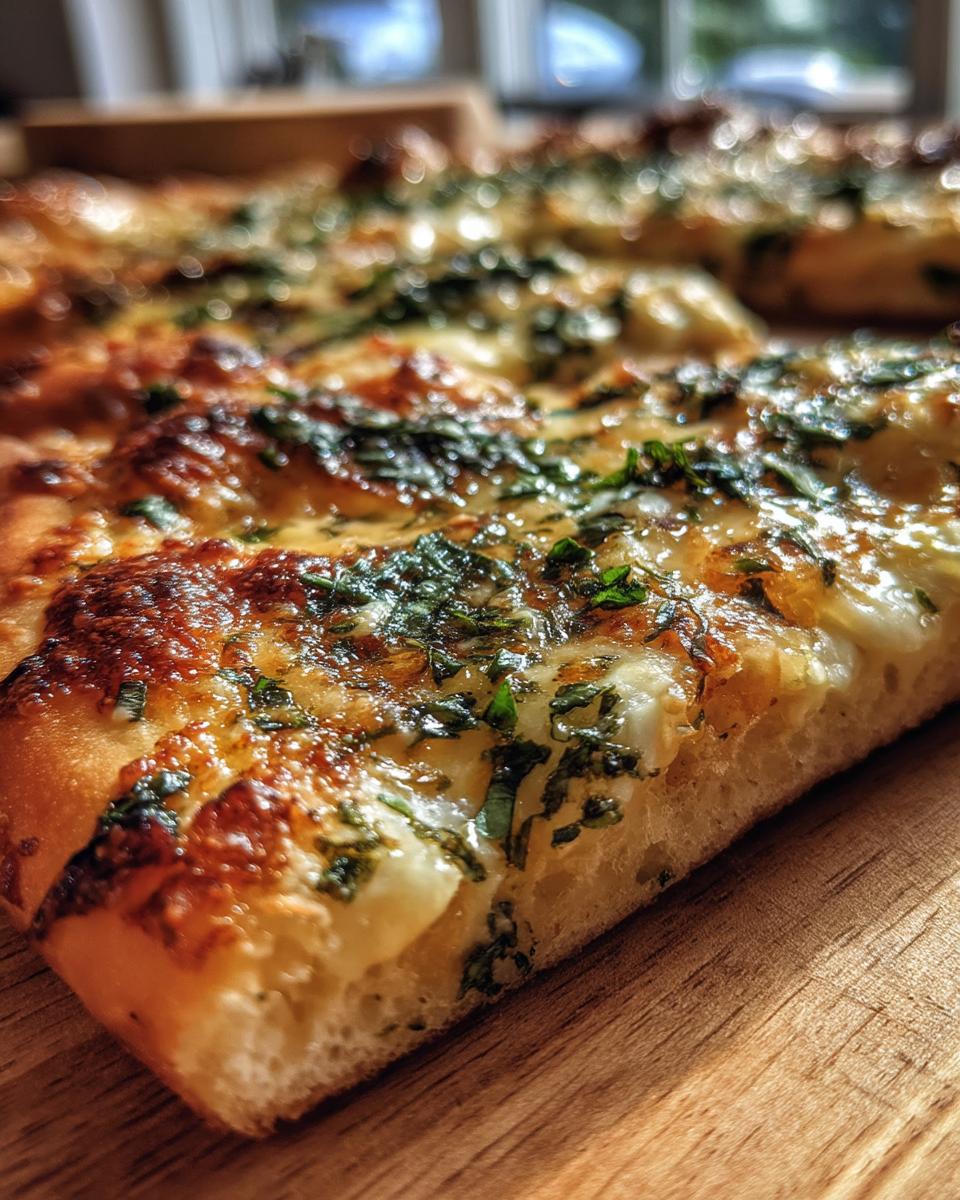 3 Cheese Lemon Basil Pizza - detail 2