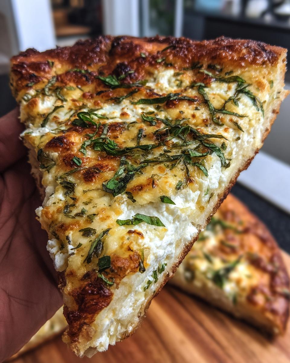 3 Cheese Lemon Basil Pizza - detail 2