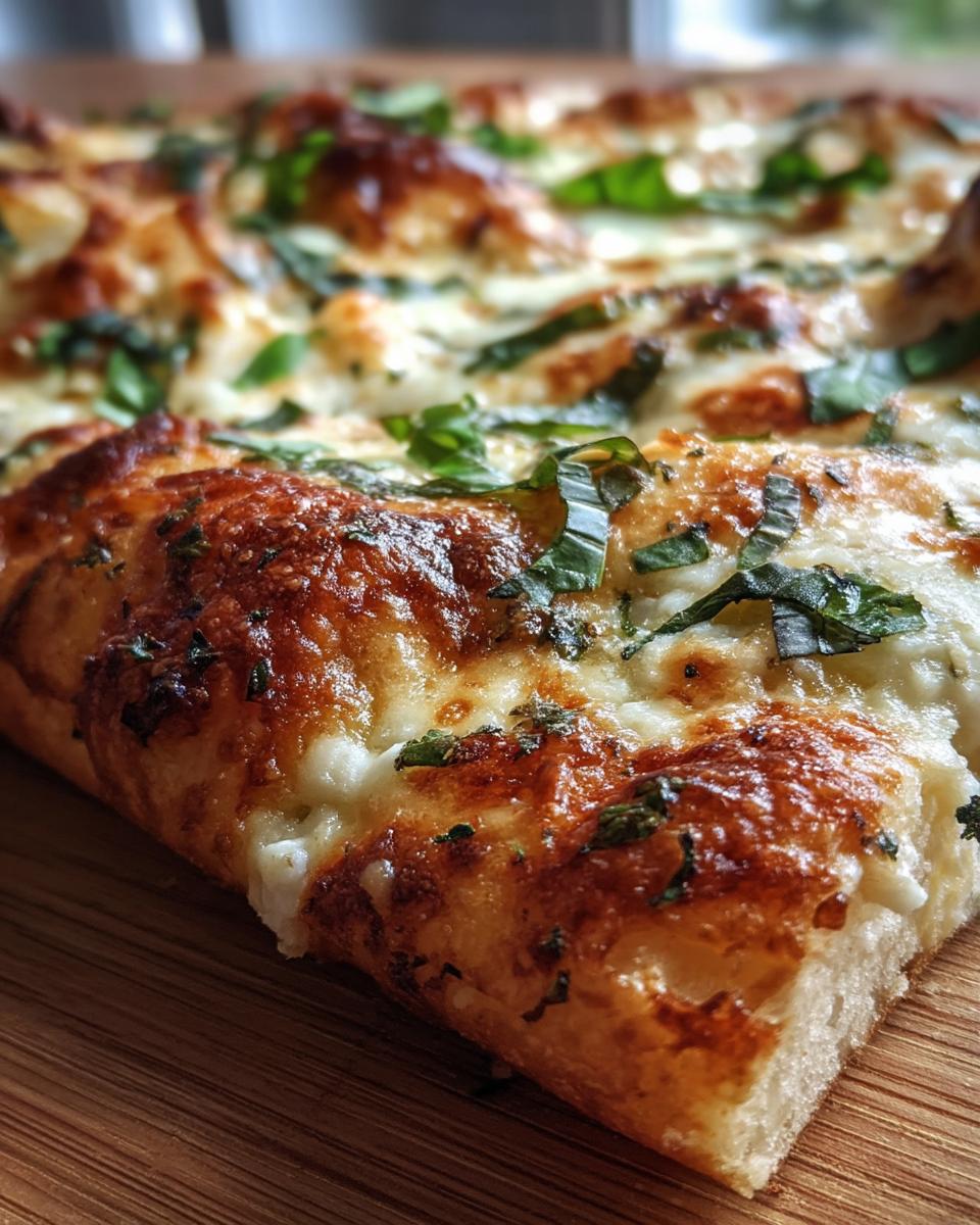 3 Cheese Lemon Basil Pizza - detail 3