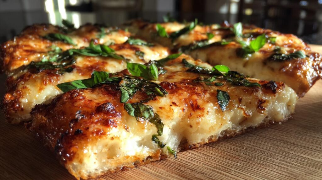 3 Cheese Lemon Basil Pizza
