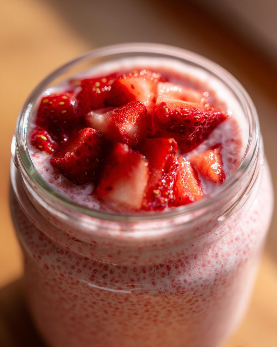 Anti-Inflammatory Strawberry Chia Pudding - detail 1
