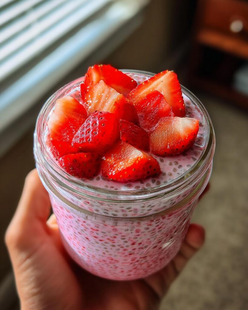Anti-Inflammatory Strawberry Chia Pudding