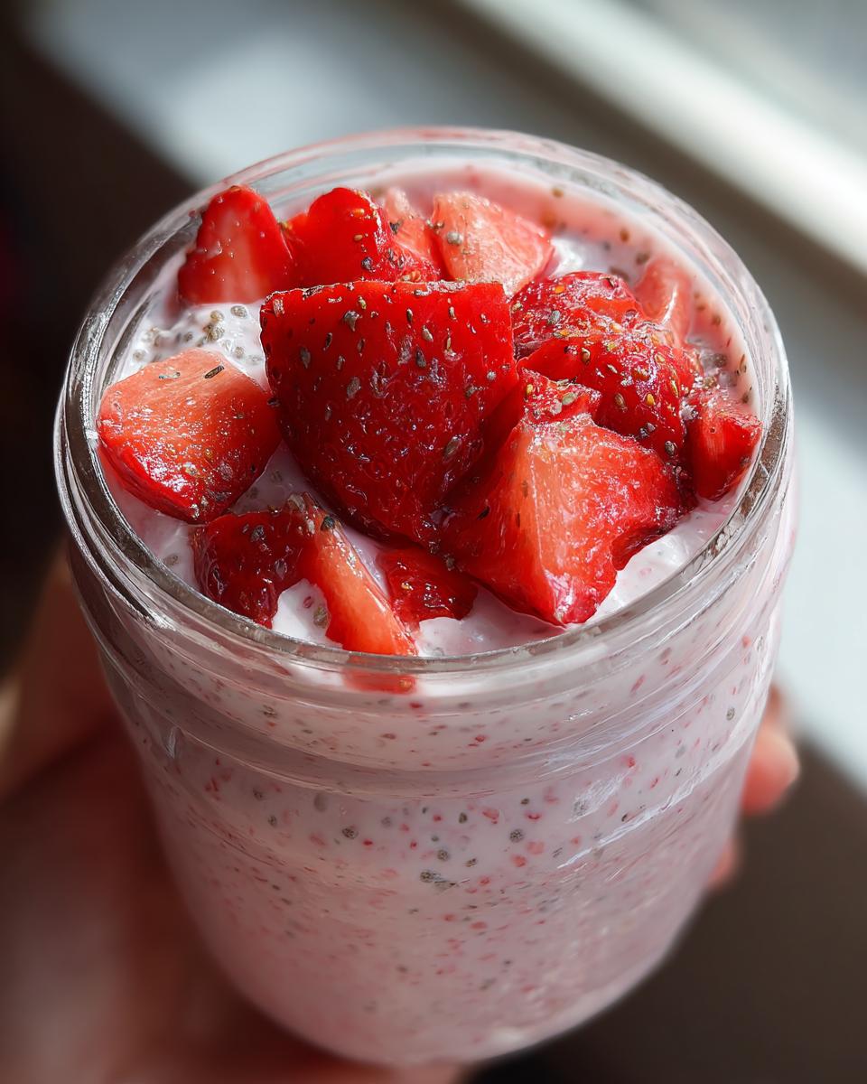 Anti-Inflammatory Strawberry Chia Pudding - detail 3