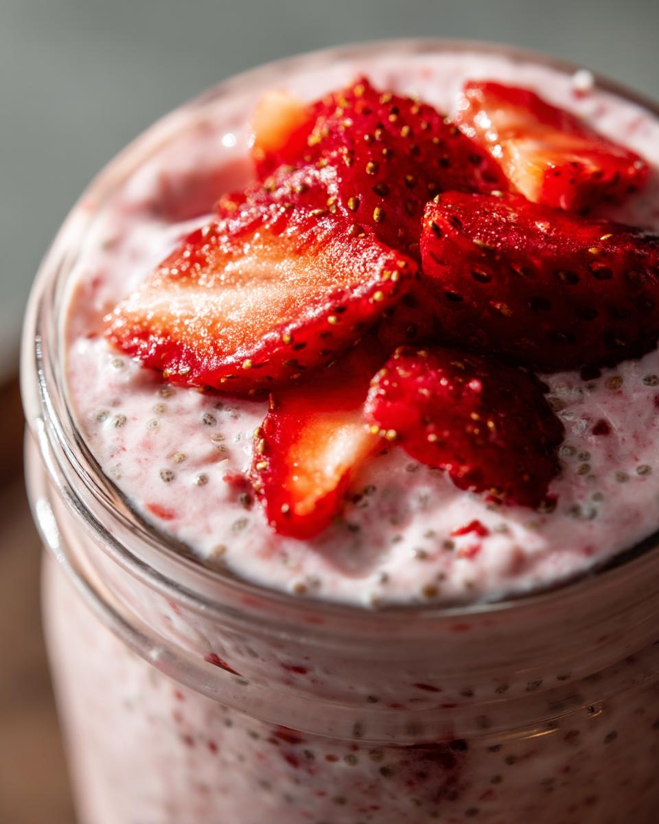 Anti-Inflammatory Strawberry Chia Pudding - detail 5