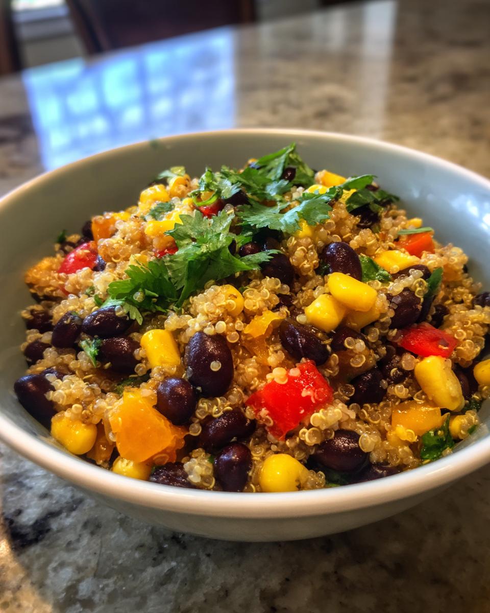 Black Bean-Quinoa Bowl - detail 1
