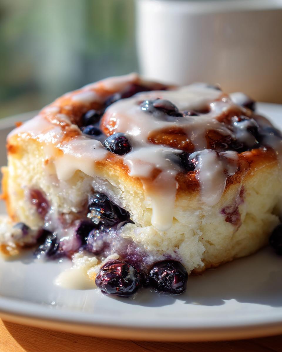 Blueberry Cinnamon Rolls - detail 1