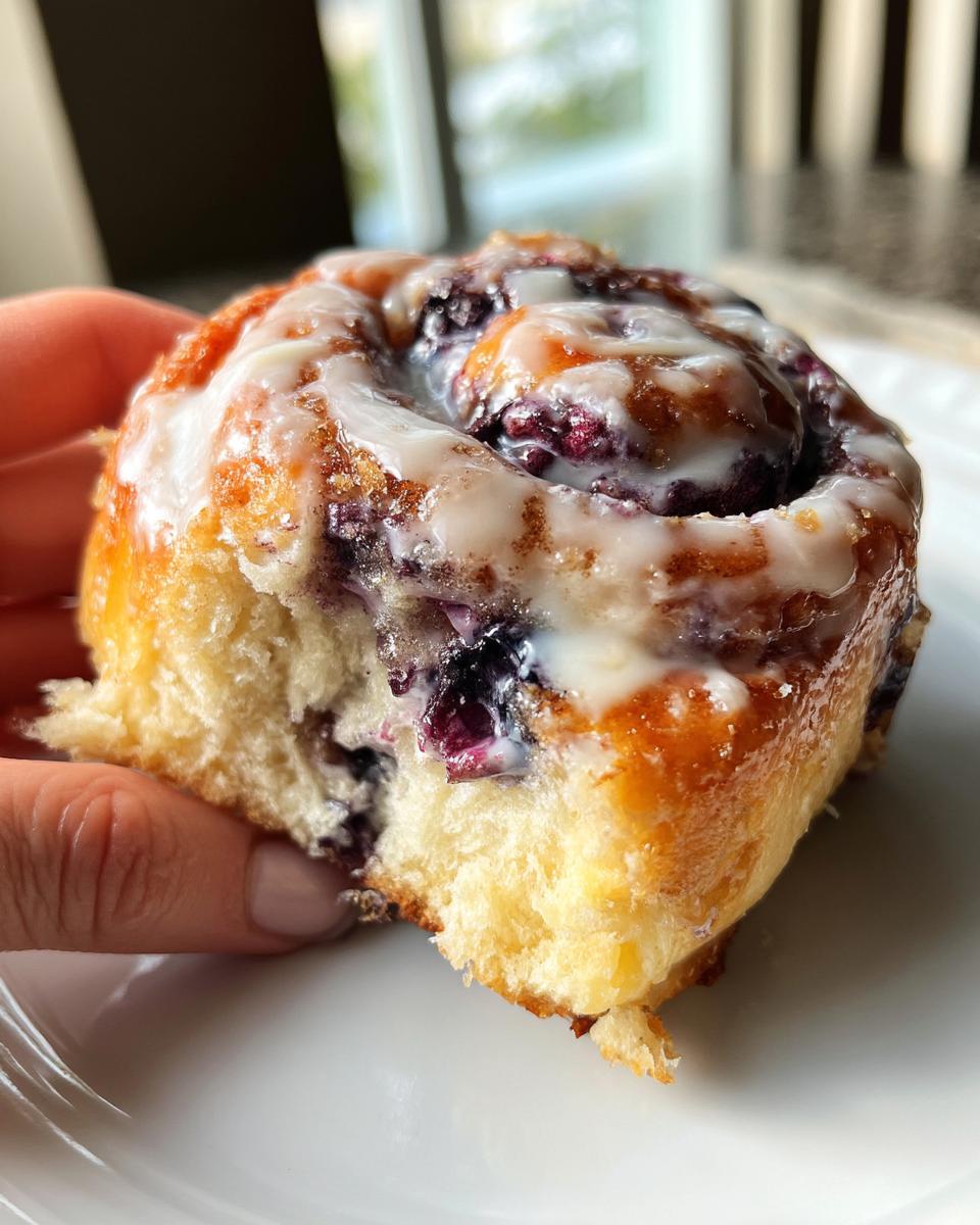 Blueberry Cinnamon Rolls - detail 2