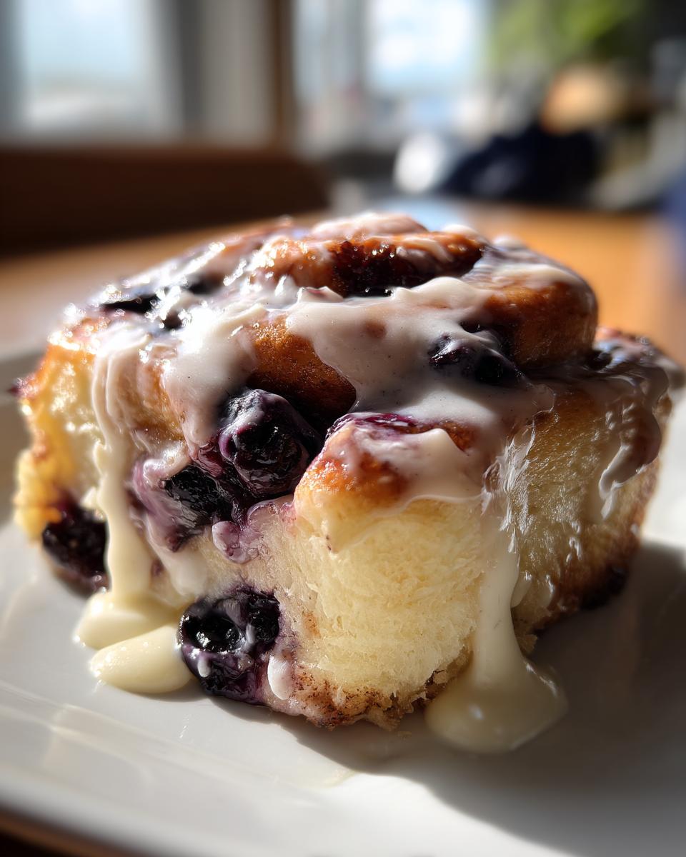 Blueberry Cinnamon Rolls - detail 3