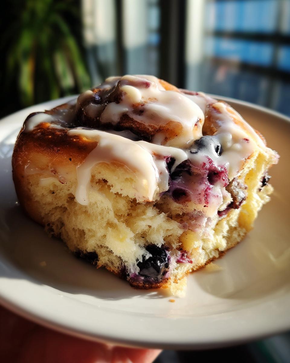 Blueberry Cinnamon Rolls - detail 4