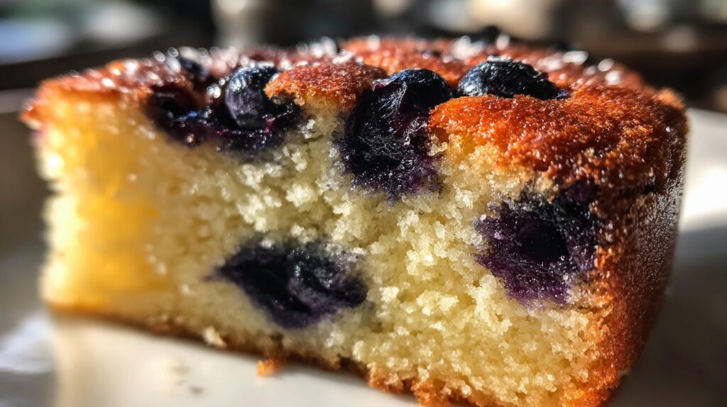 Blueberry-Ricotta Breakfast Cake