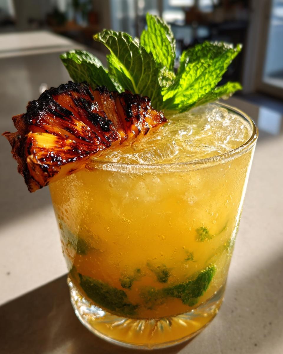 Charred Pineapple Cocktail - detail 1