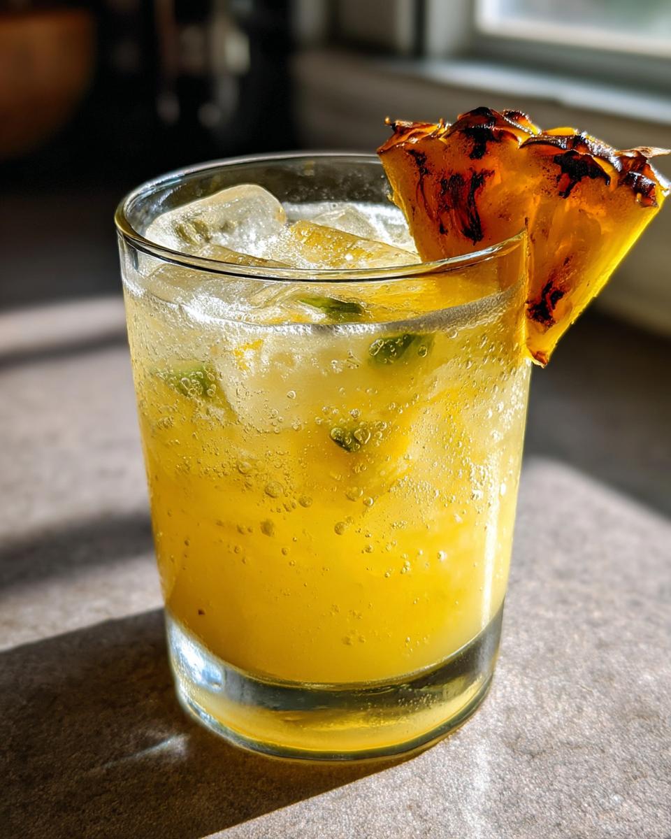 Charred Pineapple Cocktail - detail 2