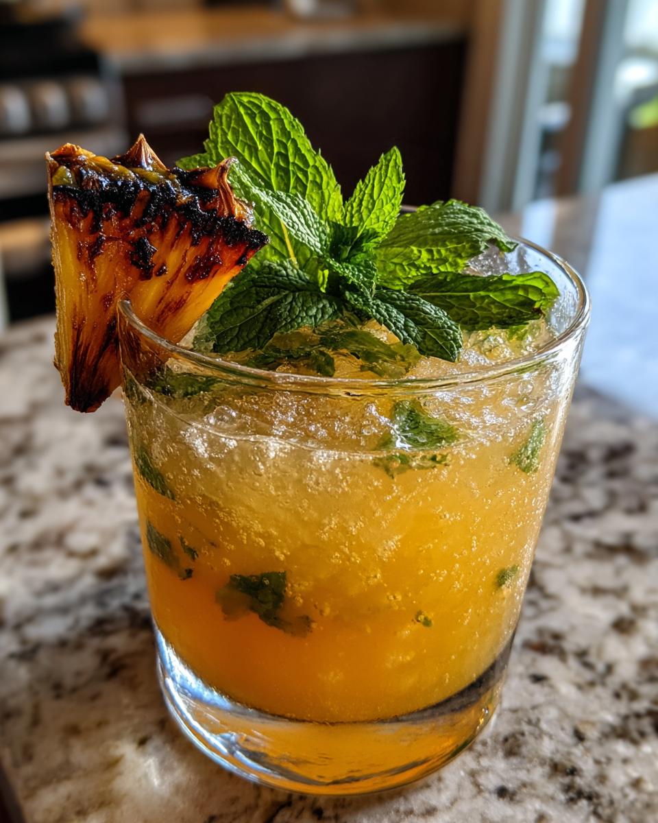 Charred Pineapple Cocktail - detail 2