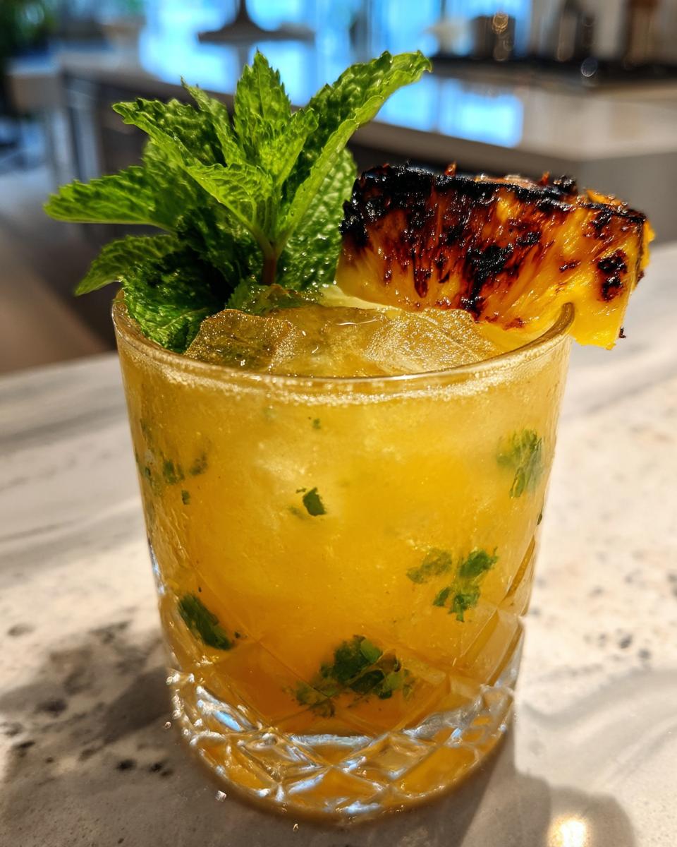 Charred Pineapple Cocktail - detail 3