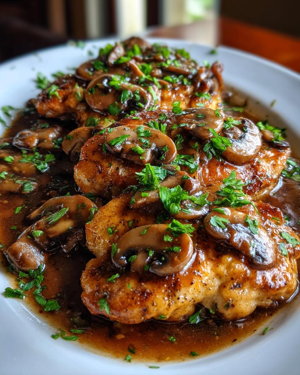 Chicken Marsala - detail 1