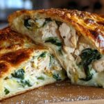 Chicken Spinach Calzone