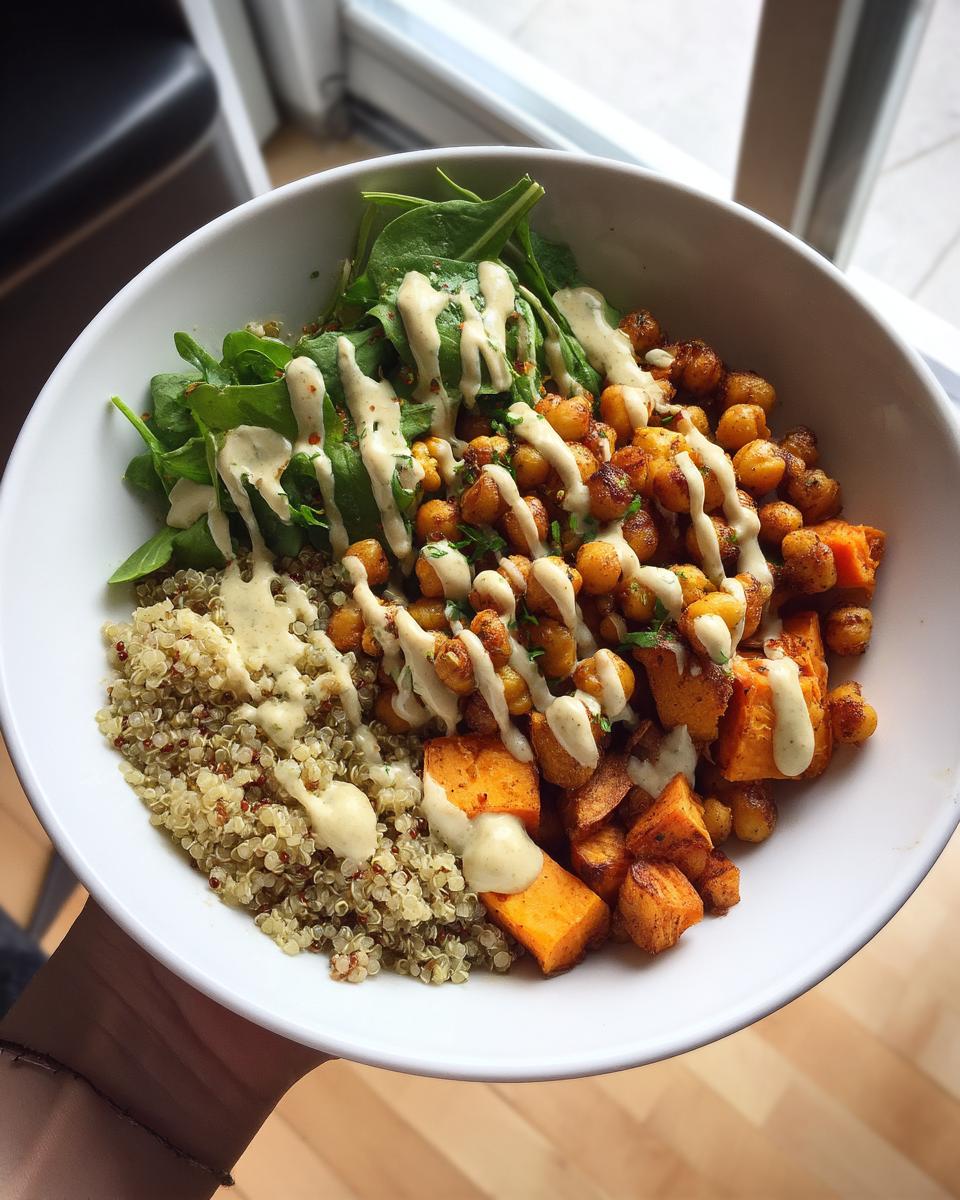 Chickpea & Sweet Potato Grain Bowl - detail 1