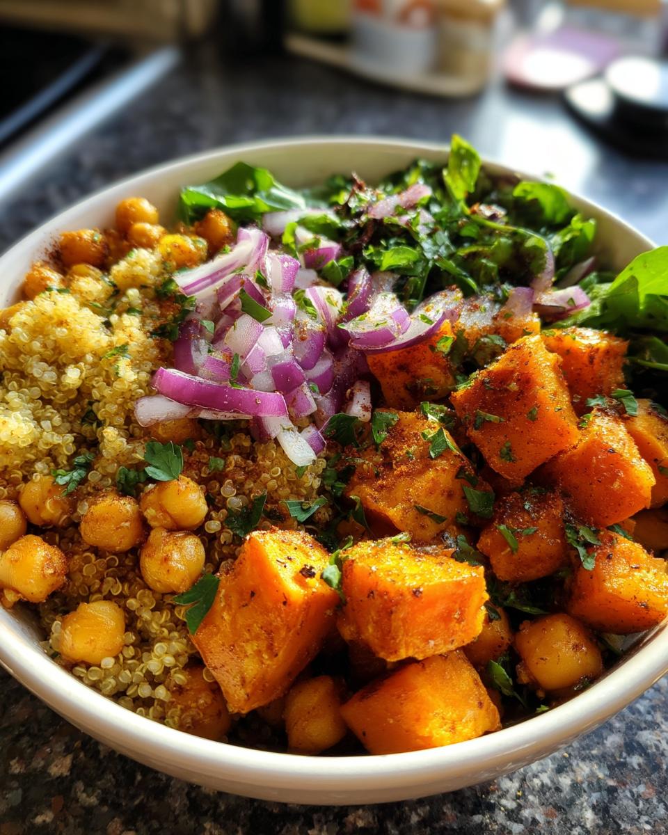 Chickpea & Sweet Potato Grain Bowl - detail 3