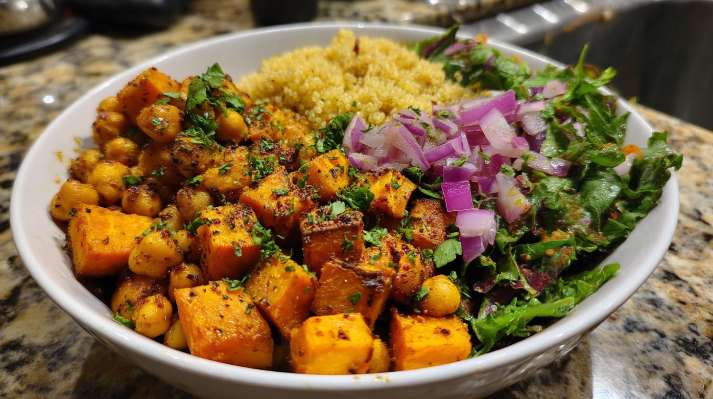 Chickpea & Sweet Potato Grain Bowl - detail 4