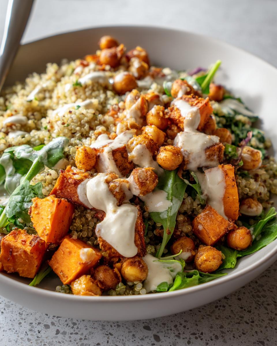Chickpea & Sweet Potato Grain Bowl - detail 4