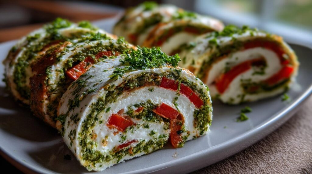 Cottage Cheese Wrap Pinwheels