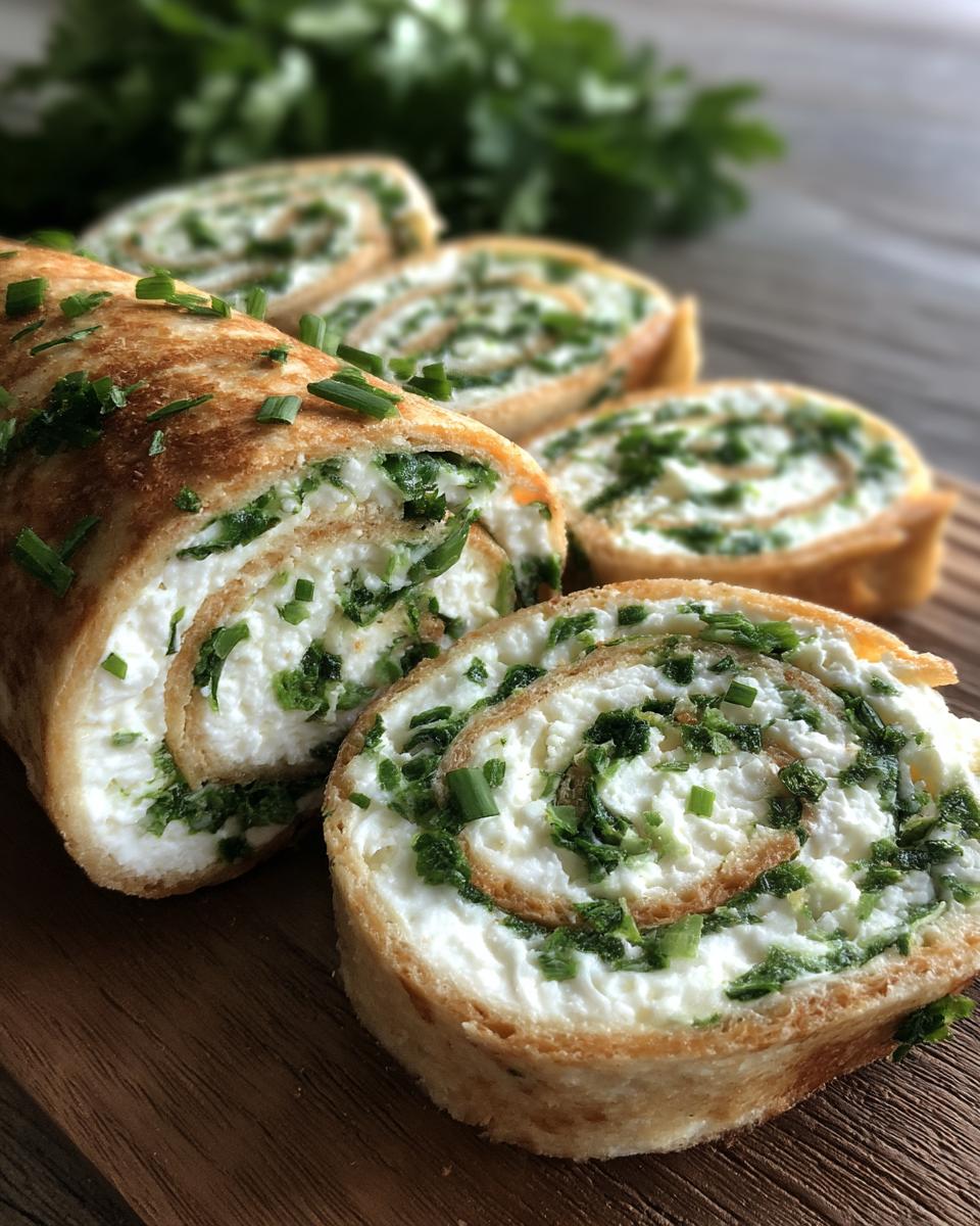 Cottage Cheese Wrap Pinwheels - detail 2