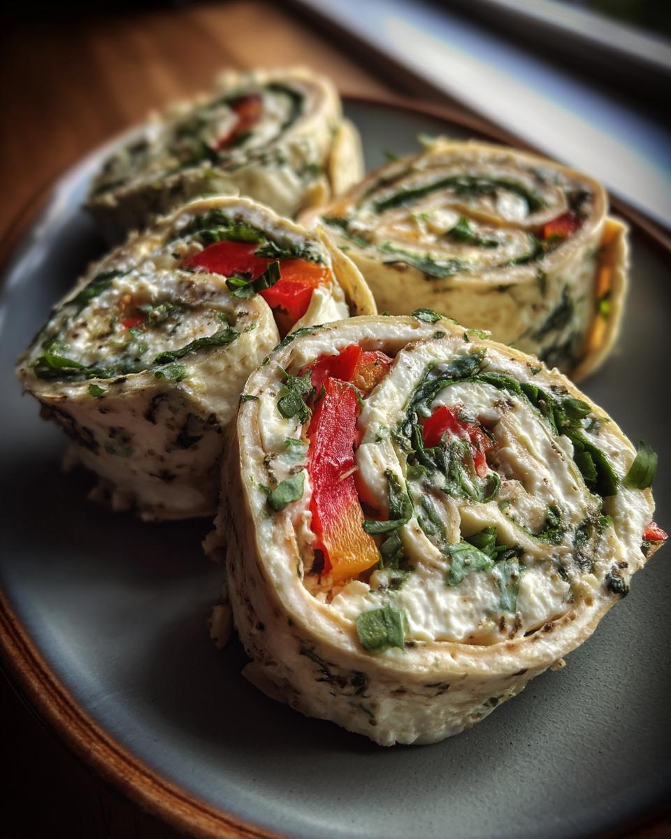 Cottage Cheese Wrap Pinwheels - detail 2