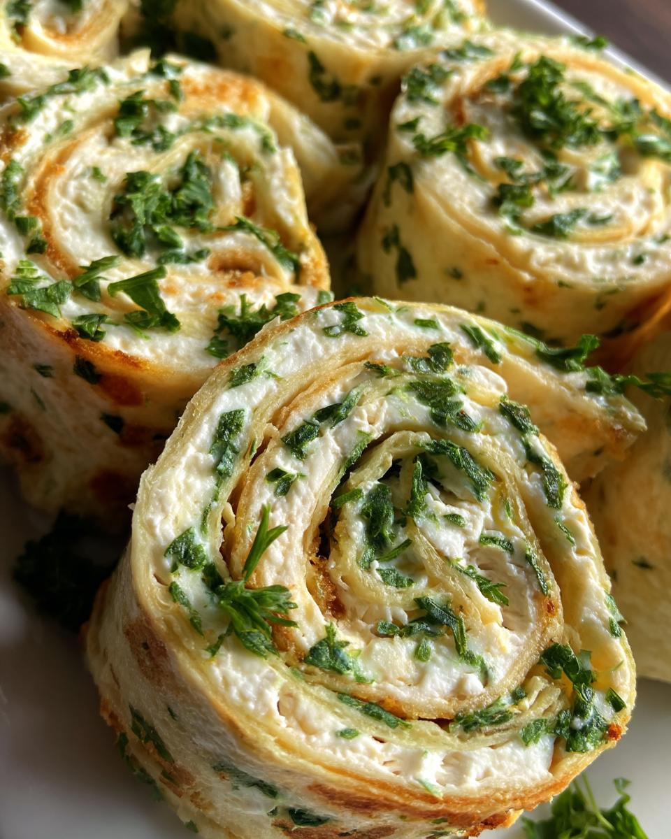 Cottage Cheese Wrap Pinwheels - detail 3