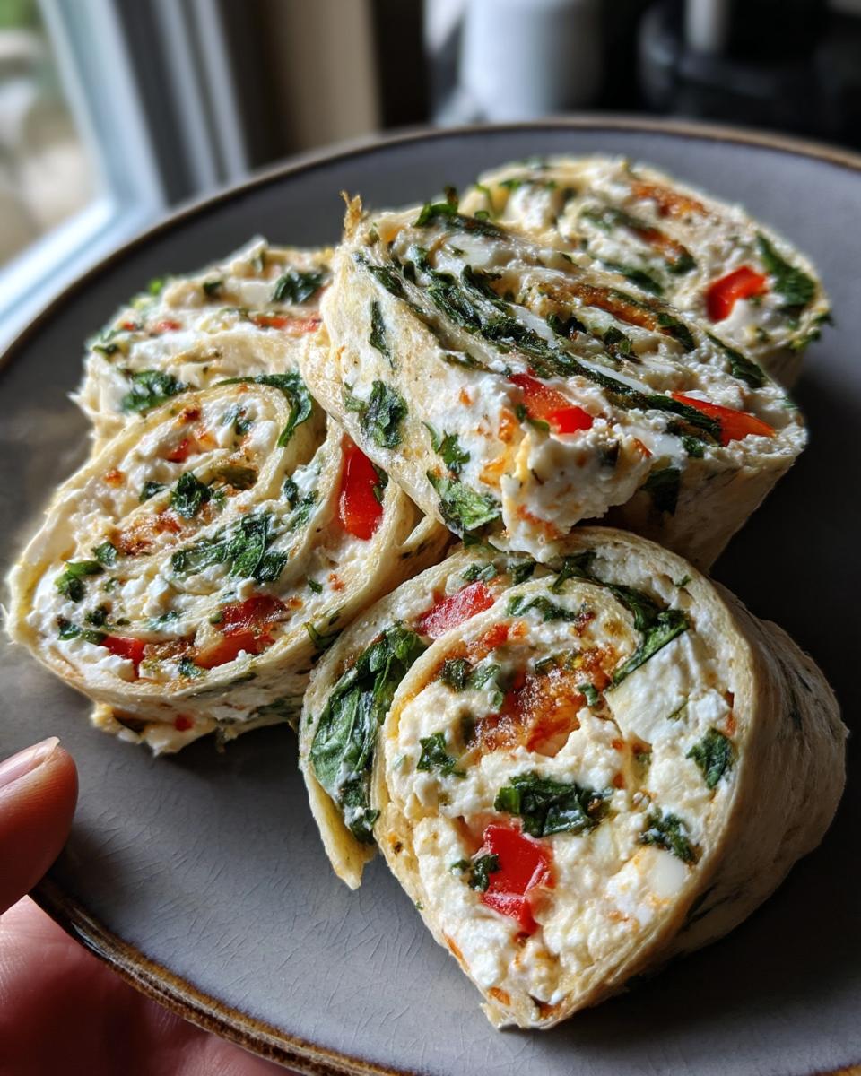 Cottage Cheese Wrap Pinwheels - detail 3