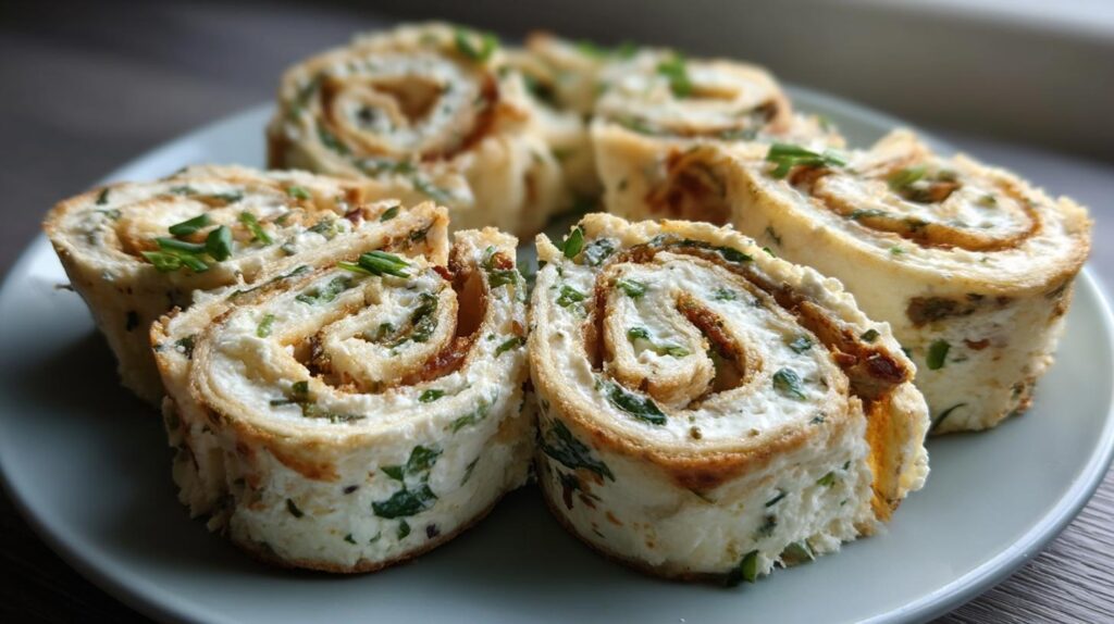 Cottage Cheese Wrap Pinwheels