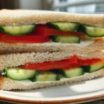 Cucumber & Tomato Sandwich