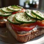 Cucumber & Tomato Sandwich