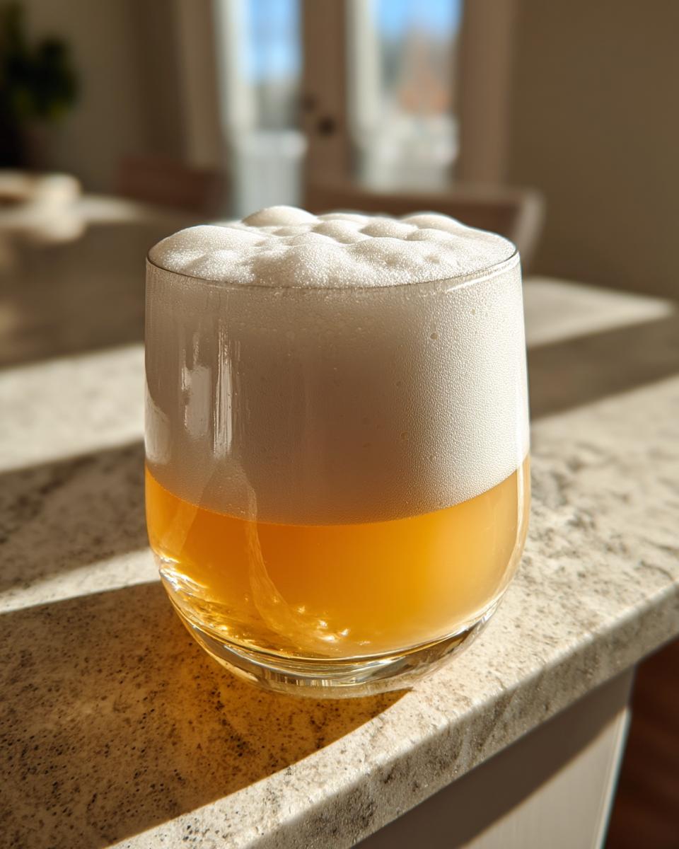 Foam-Topped Cocktails - detail 1