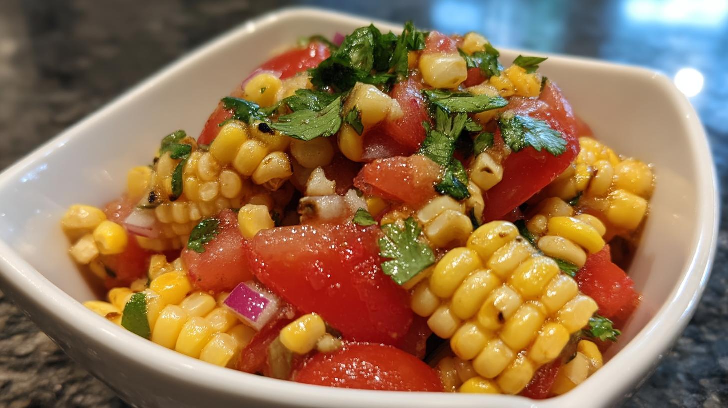 Fresh Corn & Tomato Salsa
