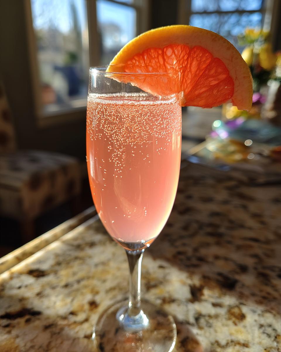 Grapefruit Prosecco Cocktail - detail 2