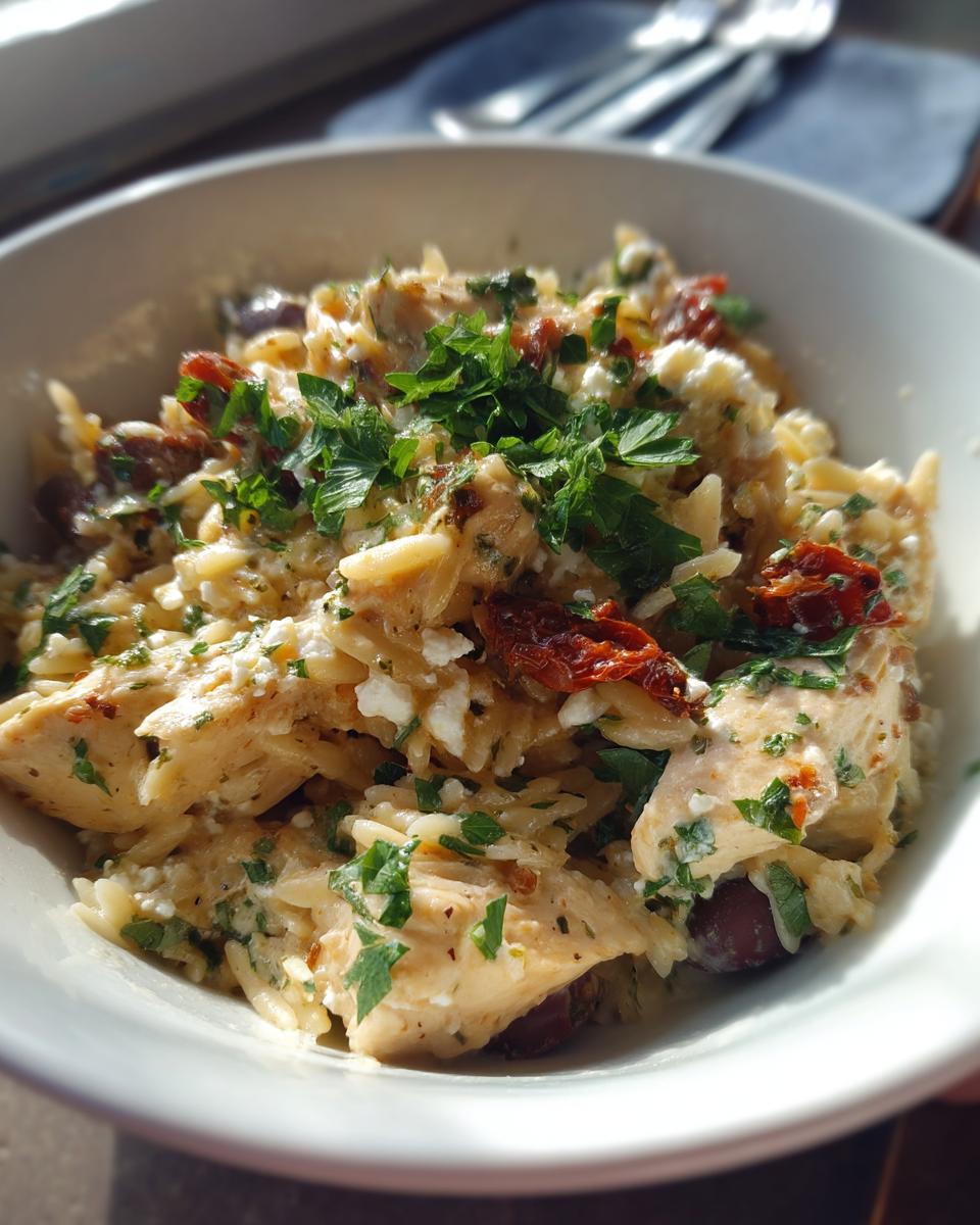 Greek Chicken Orzo Bake - detail 1