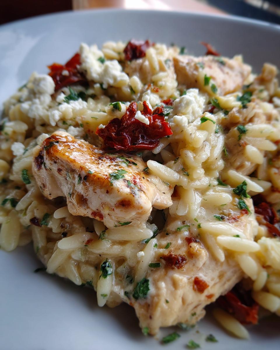 Greek Chicken Orzo Bake - detail 1
