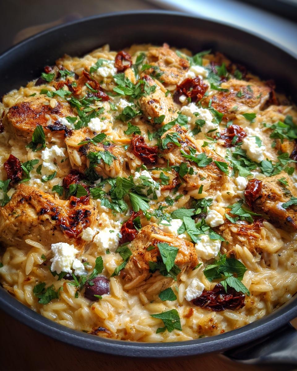 Greek Chicken Orzo Bake - detail 2