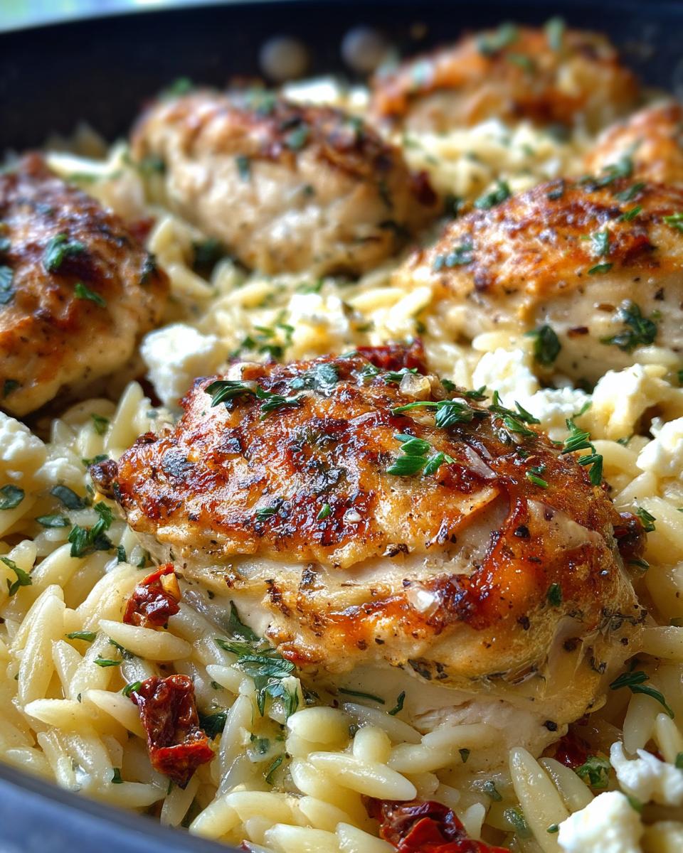 Greek Chicken Orzo Bake - detail 2