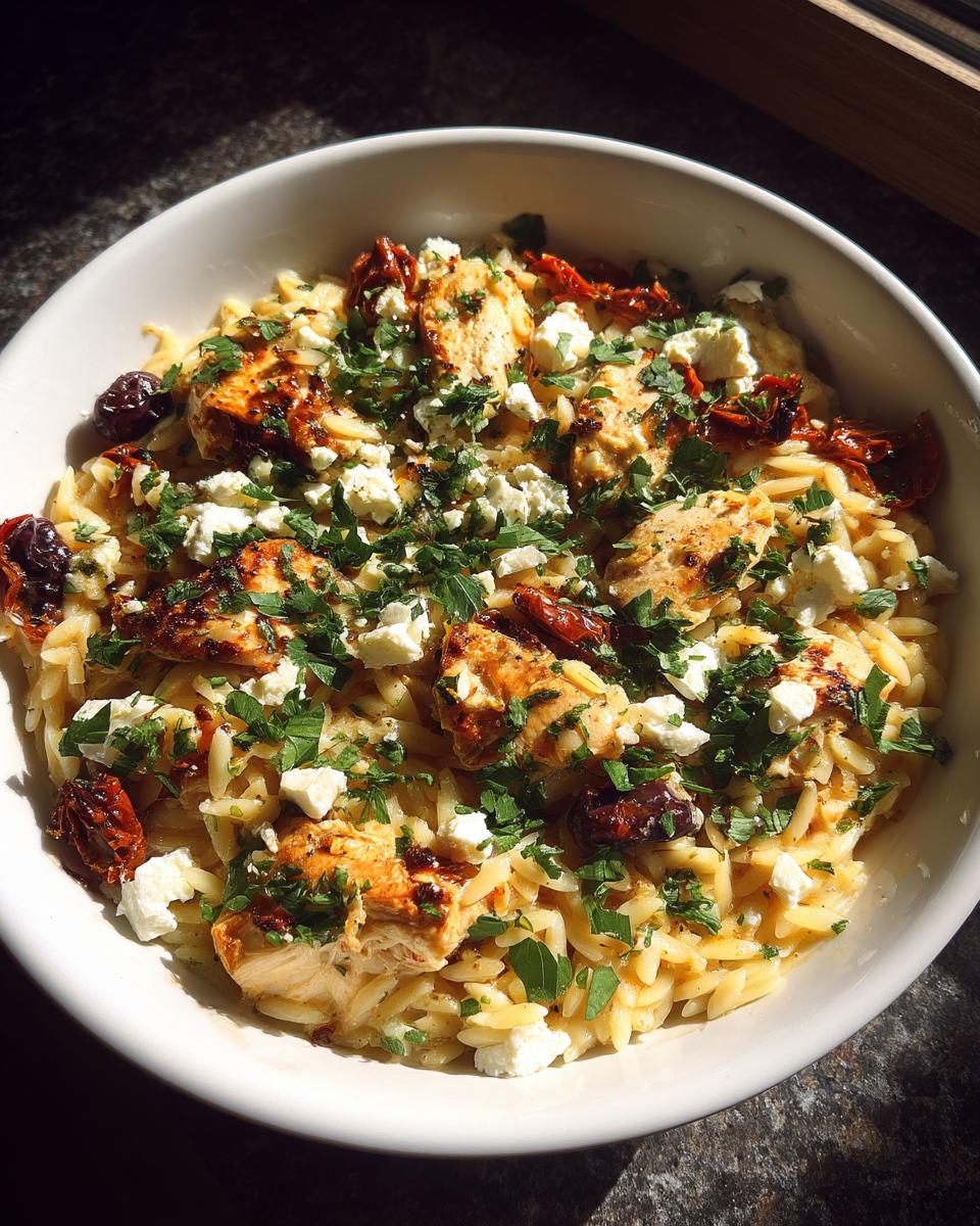 Greek Chicken Orzo Bake - detail 3