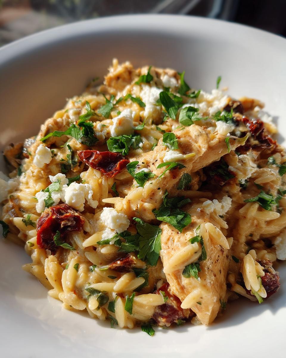 Greek Chicken Orzo Bake - detail 4