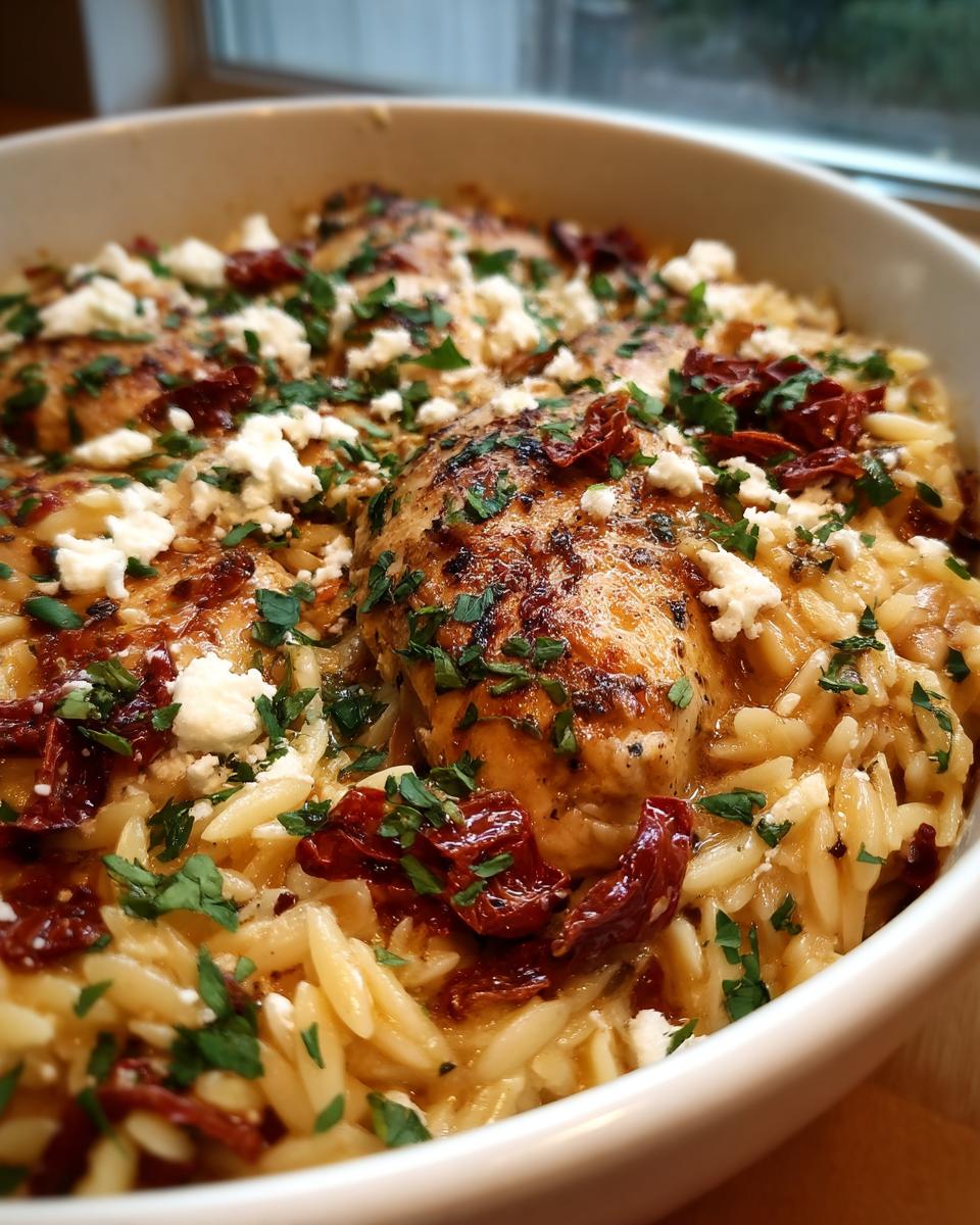 Greek Chicken Orzo Bake - detail 4
