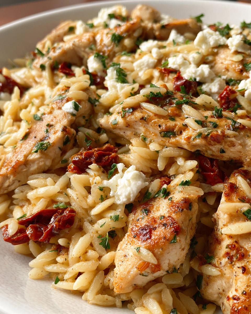 Greek Chicken Orzo Bake - detail 5