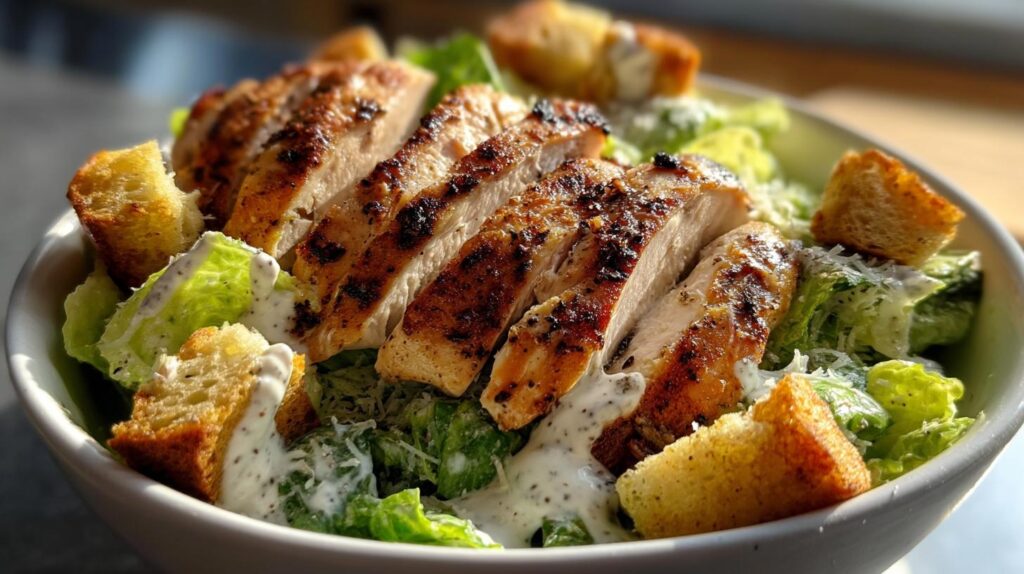 Grilled Chicken Caesar Salad