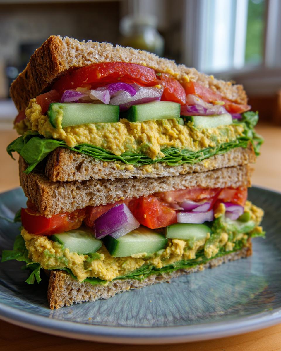 High-Protein Veggie Sandwich - detail 1