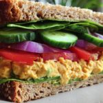 High-Protein Veggie Sandwich