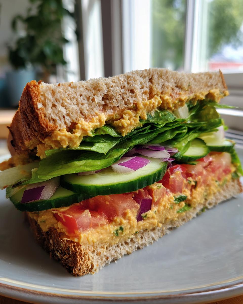 High-Protein Veggie Sandwich - detail 2