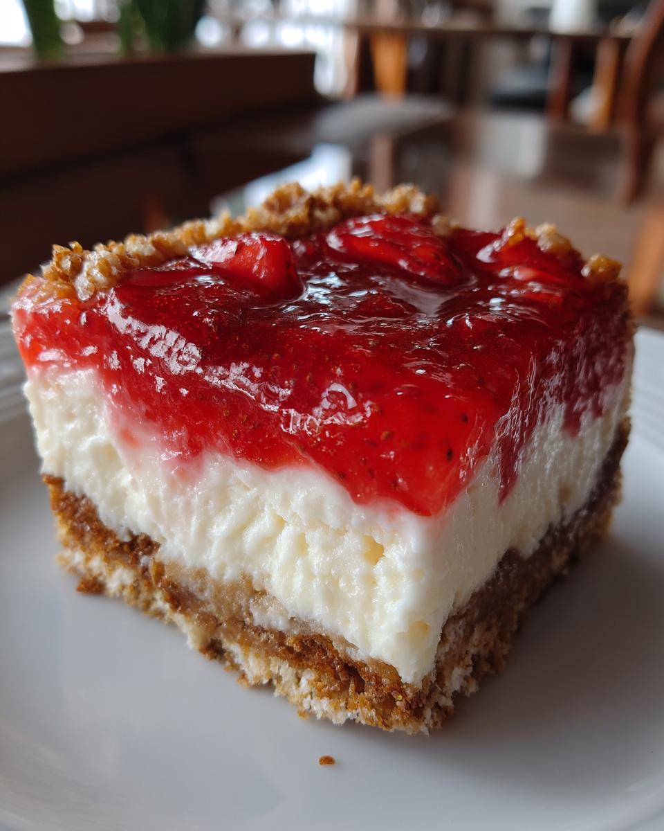 Judy's Strawberry Pretzel Salad - detail 1