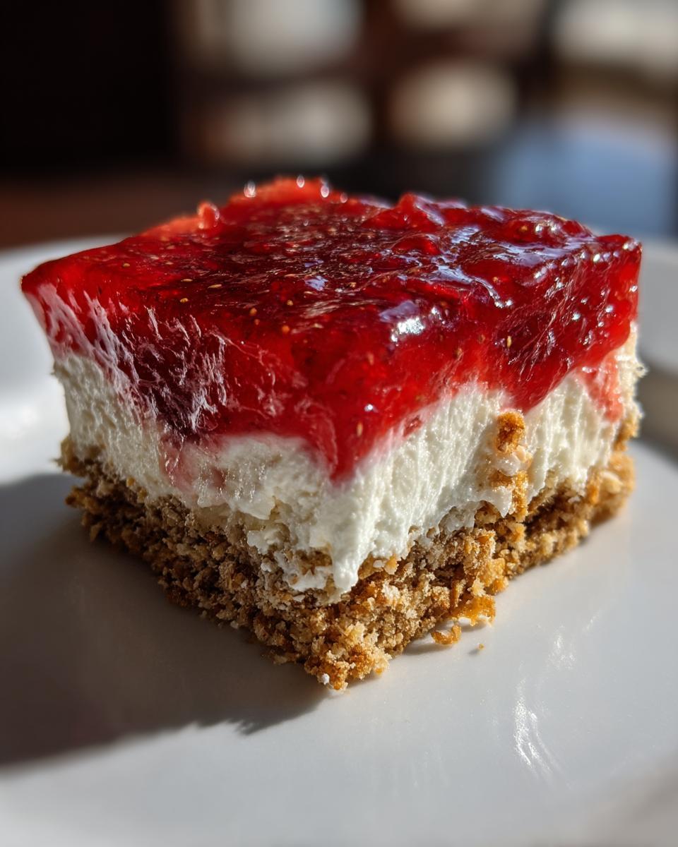 Judy's Strawberry Pretzel Salad - detail 3